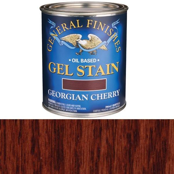 Gel Stain - Oil Based - Color:Georgian Cherry - Size:1 Quart